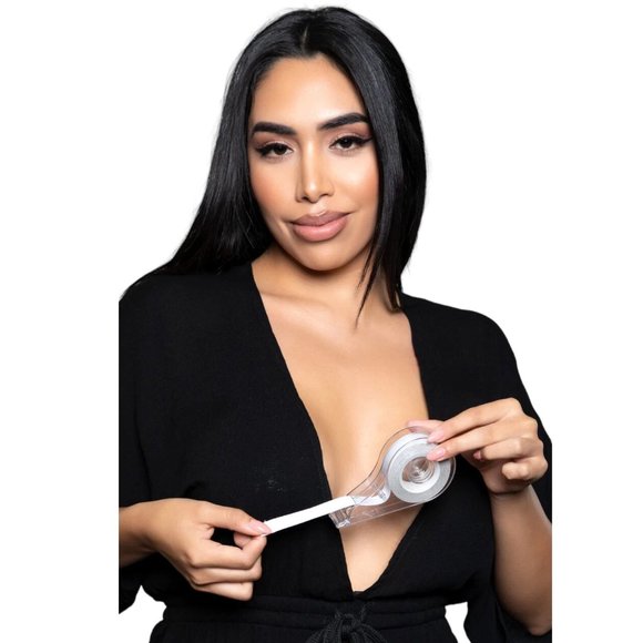 Double Sided Clear Fashion Skin Clothing Tape on Dispenser - Picture 3 of 3